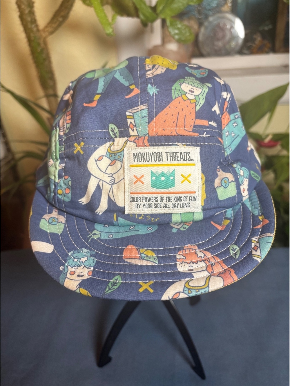RARE Mokuyobi Threads Five Panel Hat Cap Made In USA Hand Sewn